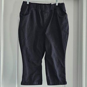 BRAND NEW Size 12P Lane Bryant Pull-On Twill Pedal Pants Crop